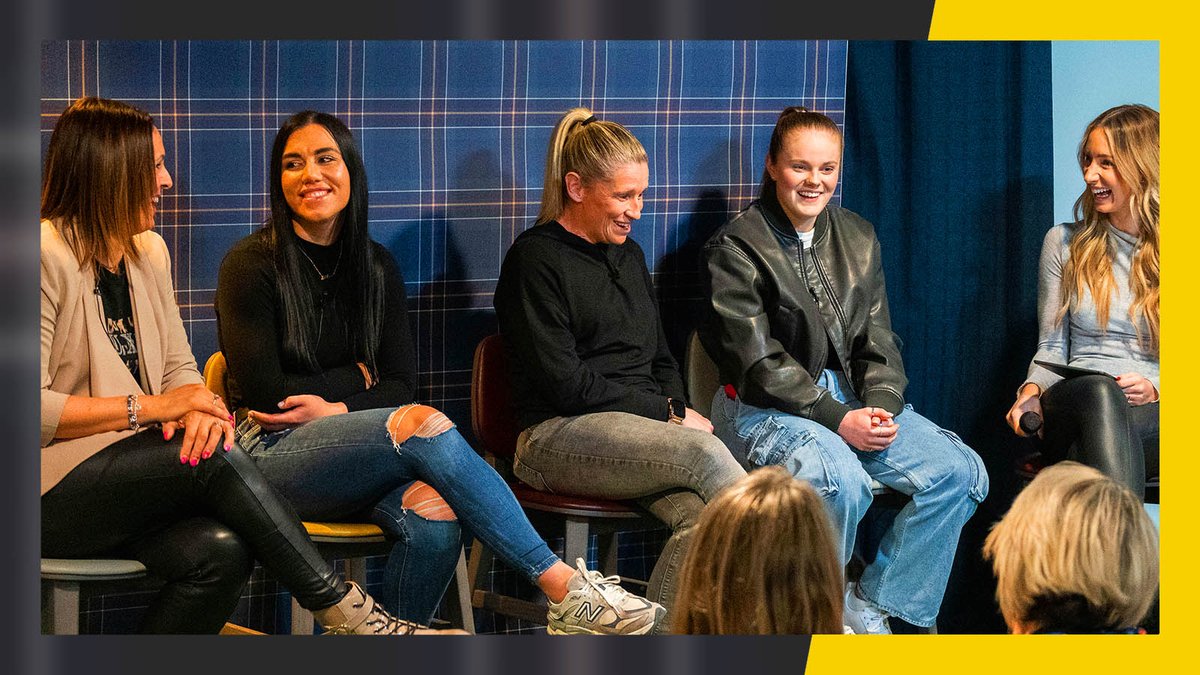 To mark International Women's Day, we hosted an event in the @SFootballMuseum, involving individuals from throughout the game. @AmyJIrons led a panel featuring @EmmaWat11883951, @Leanne_Ro55, @abbiehendry_ & @joolzfleeting, who shared their experiences in football.