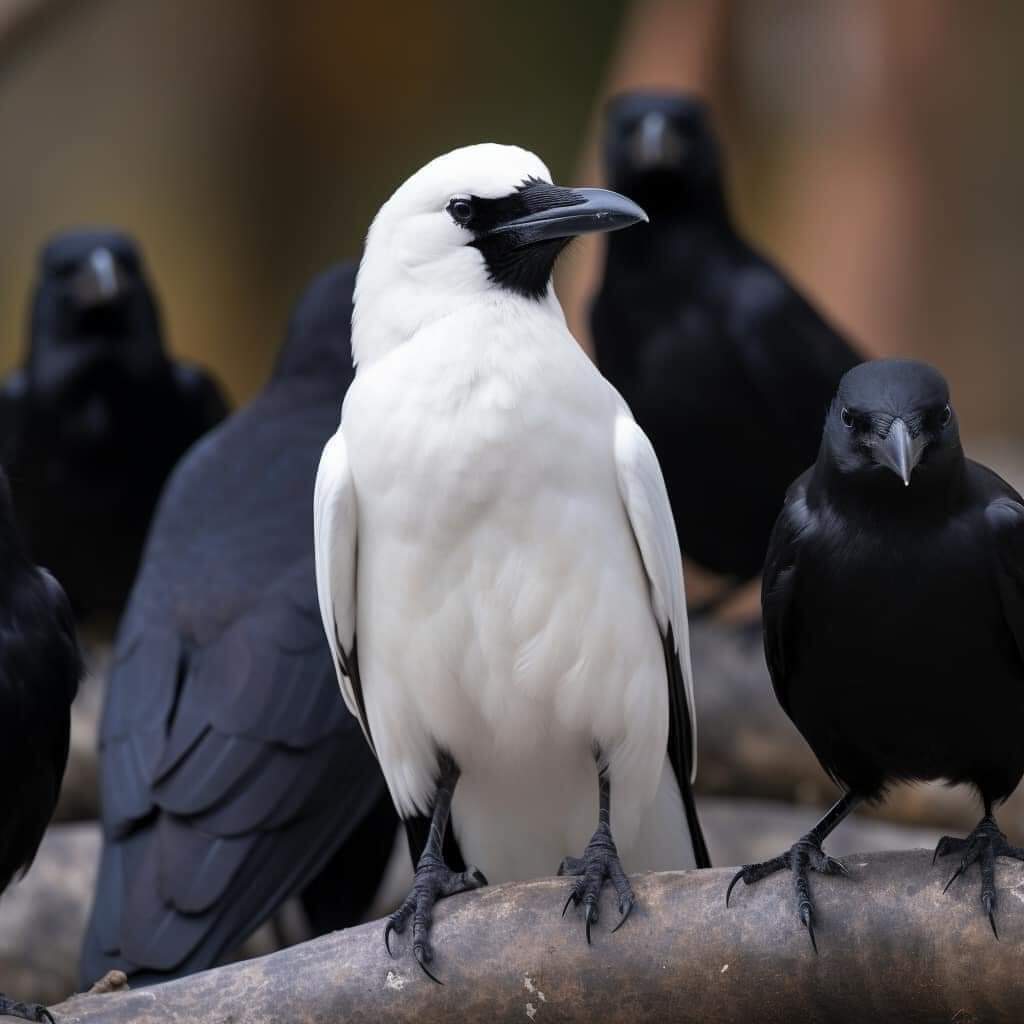 Albino Crow 😍
How beautiful is this?