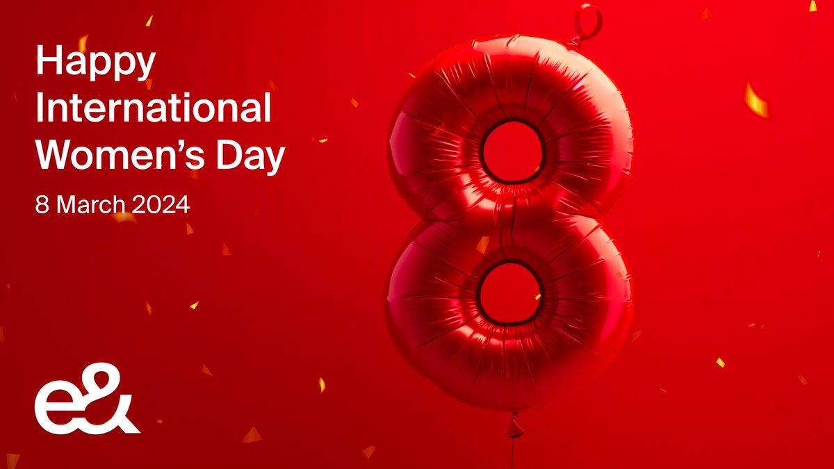 eAndGroup's tweet photo. Happy Women's Day to all the incredible women making a difference, and to everyone committed to building a more diverse and equitable world.
#etisalatAnd #eAnd #SheAnd #IWD #InternationalWomensDay #InspiringInclusion #eAndTeam https://t.co/LNmL8Pq1Jo