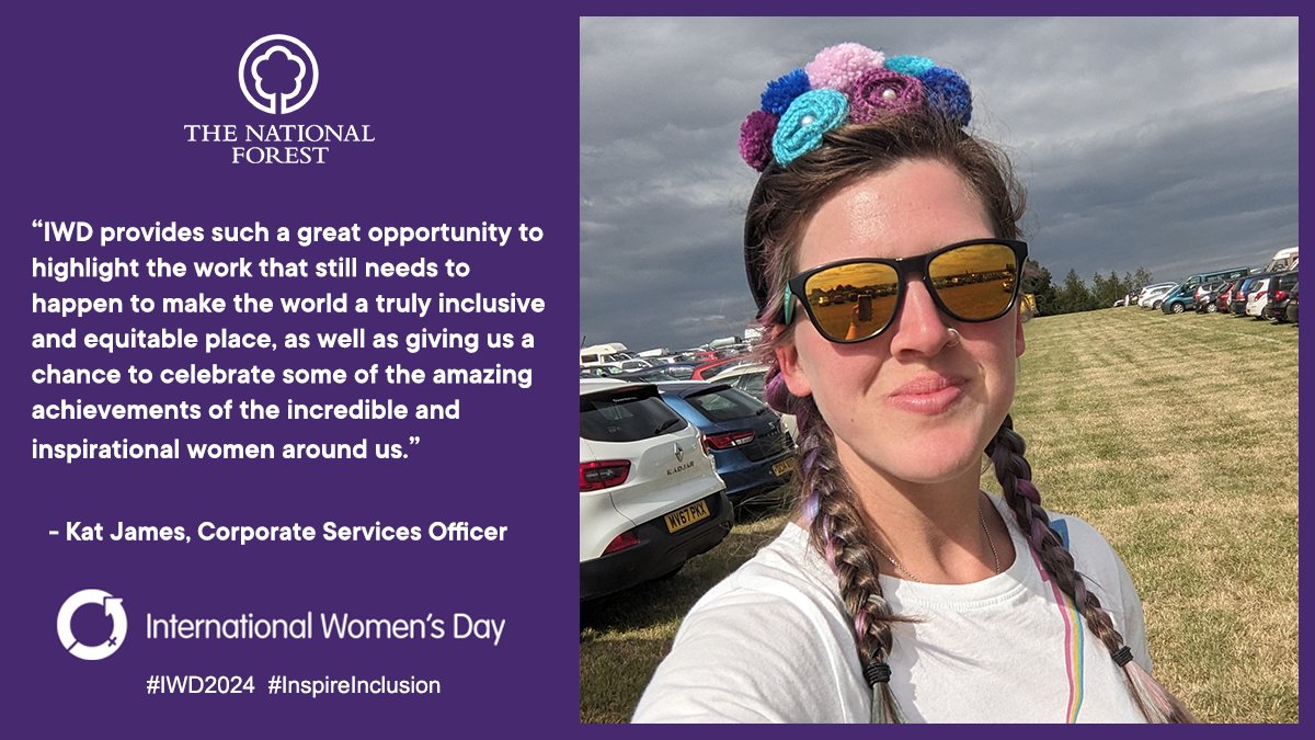 💜🌳This #InternationalWomensDay we hear from some of the women in the National Forest team who share inspiration and perspectives on how we can #InspireInclusion and work to shape a more equal future. 👇 #IWD2024
