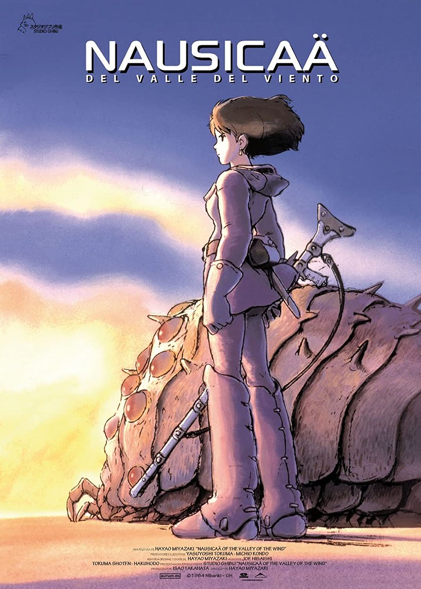 gen_ghibli's tweet photo. 🚨 'Nausicaä del Valle del Viento' y 'El castillo ambulante', de Hayao Miyazaki, se reestrenarán en cines españoles el 21 de junio y el 12 de julio respectivamente, gracias a @FilmsVertigo 🎞️

👀 Se celebran así los 40 años de 'Nausicaä' y los 20 de 'El castillo ambulante'. https://t.co/MSCuyjWKvy