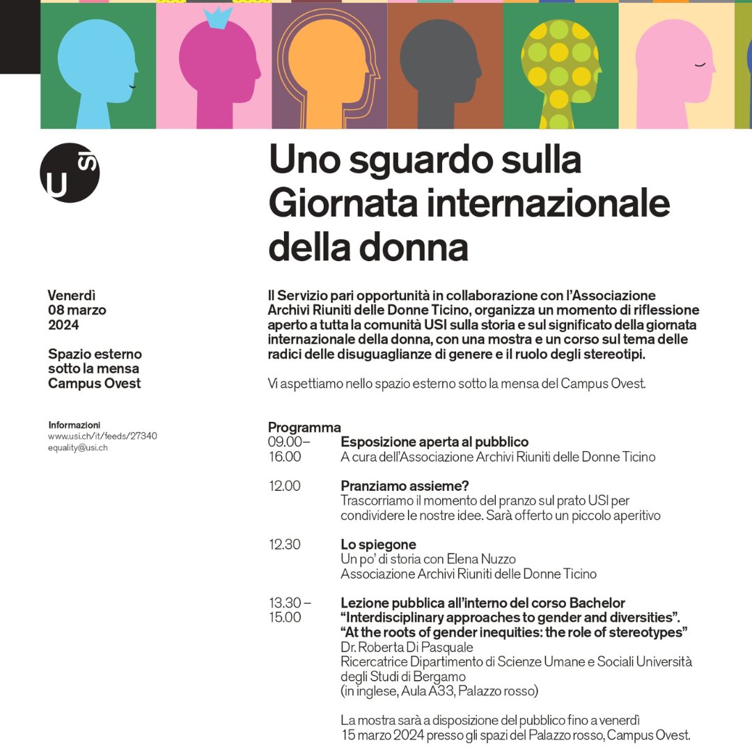 Augurandovi una Buona festa della donna, annunciamo che l'evento sarà svolto al terzo piano del palazzo rosso.