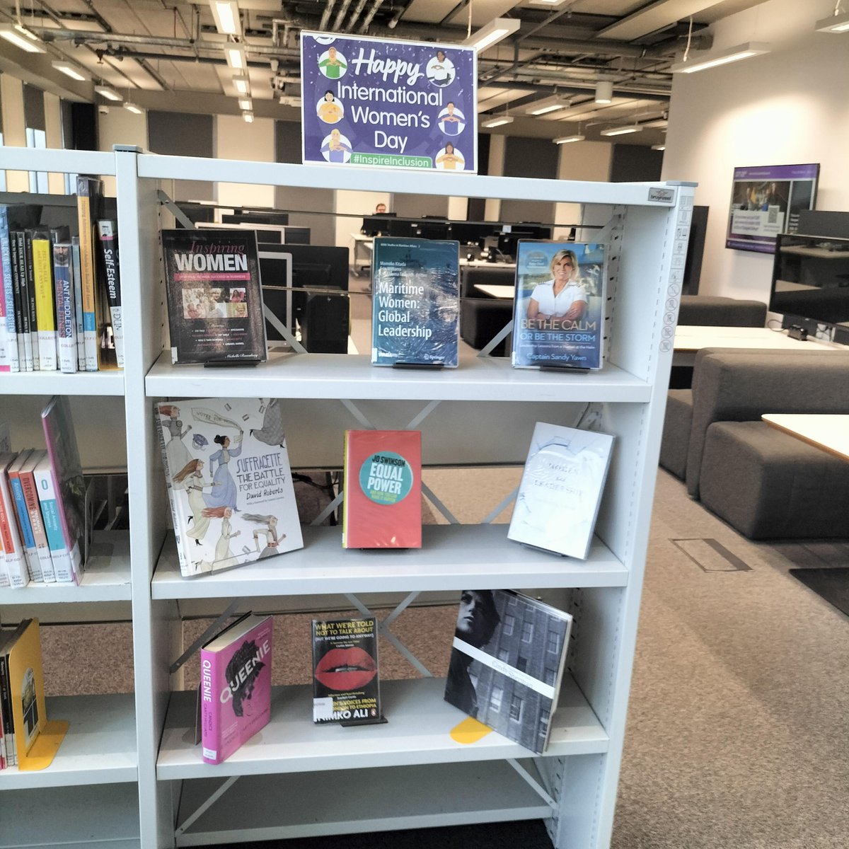 COGCLibraries's tweet photo. We're celebrating #InternationalWomensDay at Riverside Library by showcasing some excellent books by or about Women. Join us here to peruse our display.
#COGCLibraries #RiversideLibrary #libandlearn https://t.co/Jm1vkvx7qt