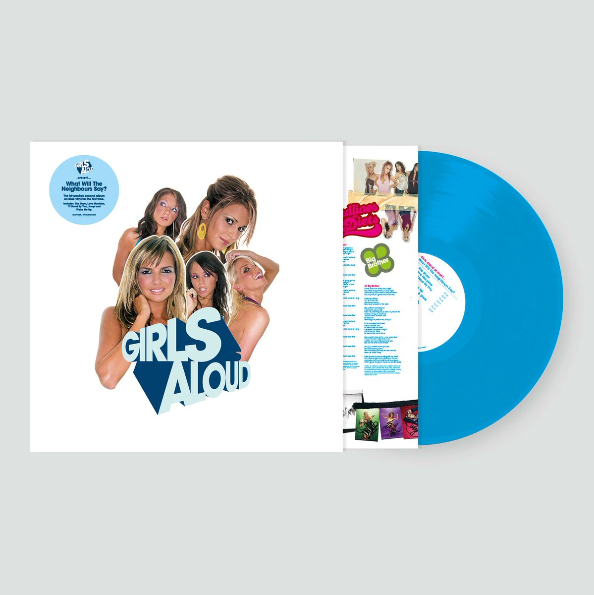 Gorgeous @GirlsAloud stickers available with the 20th anniversary re-issue of What Will The Neighbours Say? that is out today! ✨Featuring 3 previously unheard tracks from the vault plus rarities, b-sides and exclusive remixes 🩵