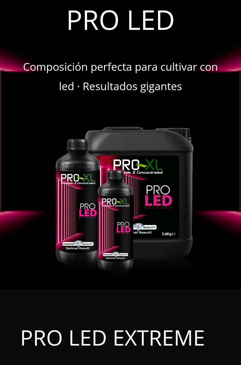 ProXL_Int's tweet image. Cultivas en interior?
Necesitas #ProLed ¿Por qué?
Porque es un corrector de carencias y excesos:
✔️Exceso de contaminación lumínica.
(apagados-encendidos bruscos) ✔️Carencias de calcio y magnesio propias de este tipo de cultivo.
STAND 107 @FeriaSpannabis
#HorticulturaProfesional
