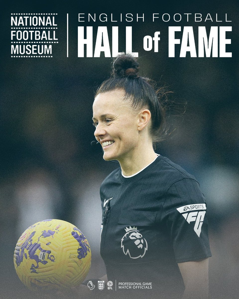 Congratulations to Rebecca Welch, who is set to be inducted into the National Football Museum Hall of Fame later this year 👏

➡️ nationalfootballmuseum.com/news/rebecca-w…

#NFMHallOfFame