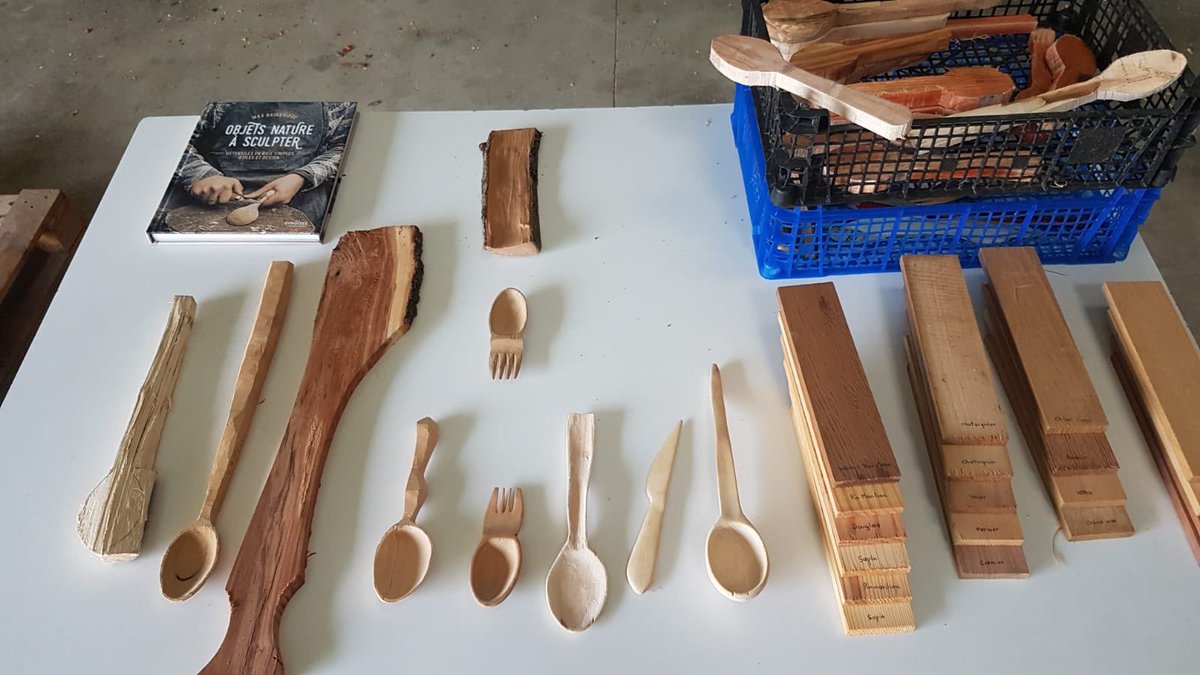 Animation sculpture en bois, pour les jeunes de #4eme de la #MFR #CFA #chemilleenanjou avec l’association #HorizoBocage. Les jeunes ont réalisé des cuillères en bois. 👍😀👏 
La <a href="/mfr/">mC5GxFGYXNn3</a>.cfa_chemille est en #portesouvertes le samedi 16 mars 2024. contactez nous pour fixer un RDV 😃😉
