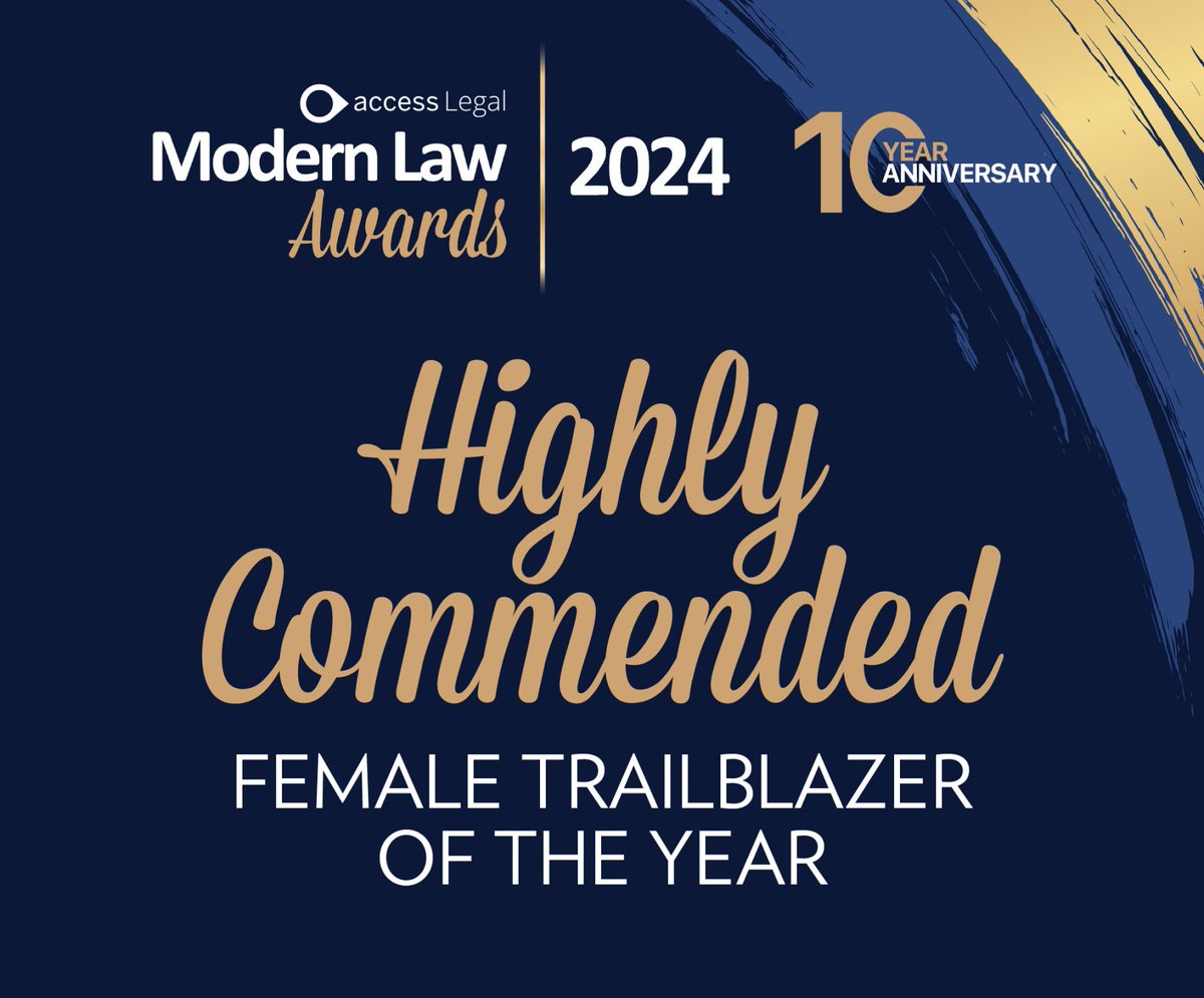 This International Women’s Day, we’re pleased to announce that @AlisonLeivesley has been Highly Commended in the Female Trailblazer of the Year at Modern Law Awards. #familylaw #familylawyer #MLAwards24 bindmans.com/knowledge-hub/…