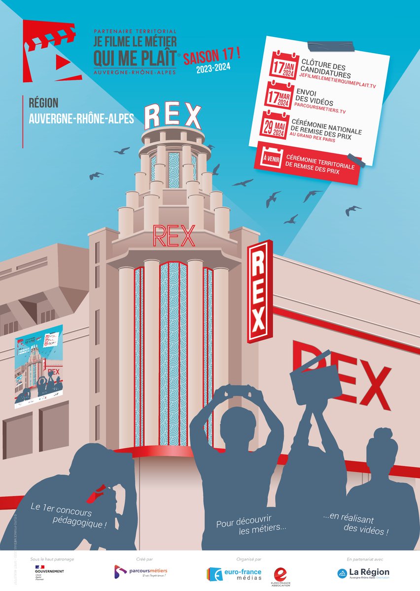 AURAOrientation's tweet image. 🎬 Vous participez au concours « Je filme le métier qui me plaît » ?    Vous avez jusqu’au 17 mars 2024, minuit, pour envoyer votre vidéo finale ! 💪    

Retrouvez toutes les informations sur le concours en suivant ce lien ➡️ jefilmelemetierquimeplait.tv/concours/    

#JFLMQMP