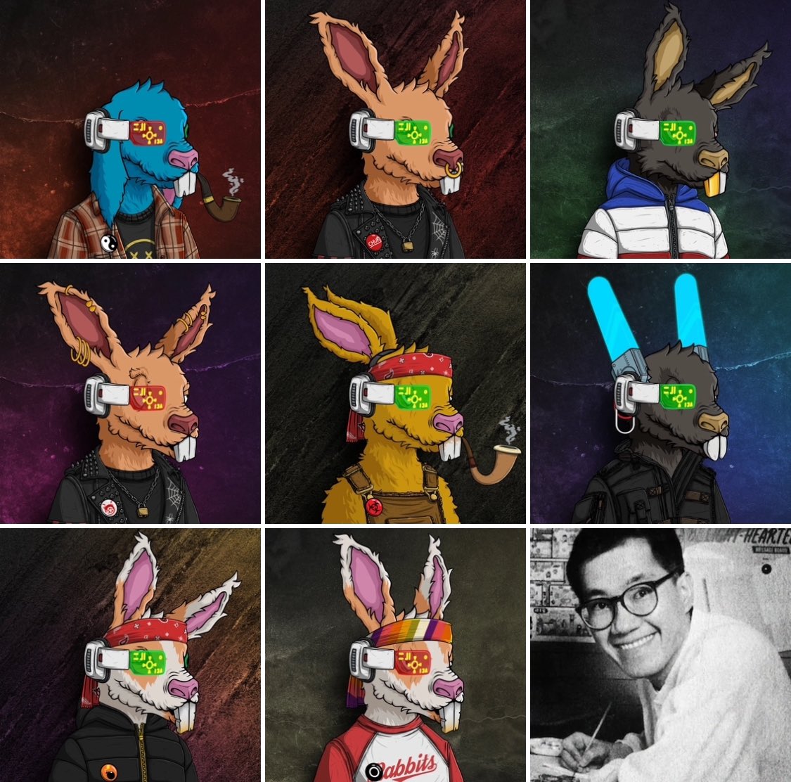 Akira Toriyama was an inspirational artist, one of the best of our lifetime. His influence will live on in our own imaginations and world culture. The @DeadRabbitRS pay tribute to Akira’s legacy with the Dragonball Eyewear traits.