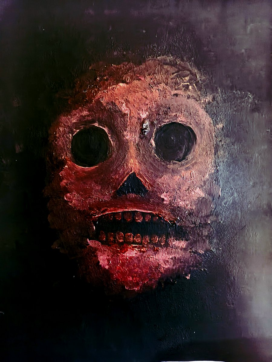 riverconriocht's tweet photo. did this one a few weeks back. nice to do some #acrylic painting again

#horror #horrorart #traditionalart #painting https://t.co/Hqs31ZKgQP