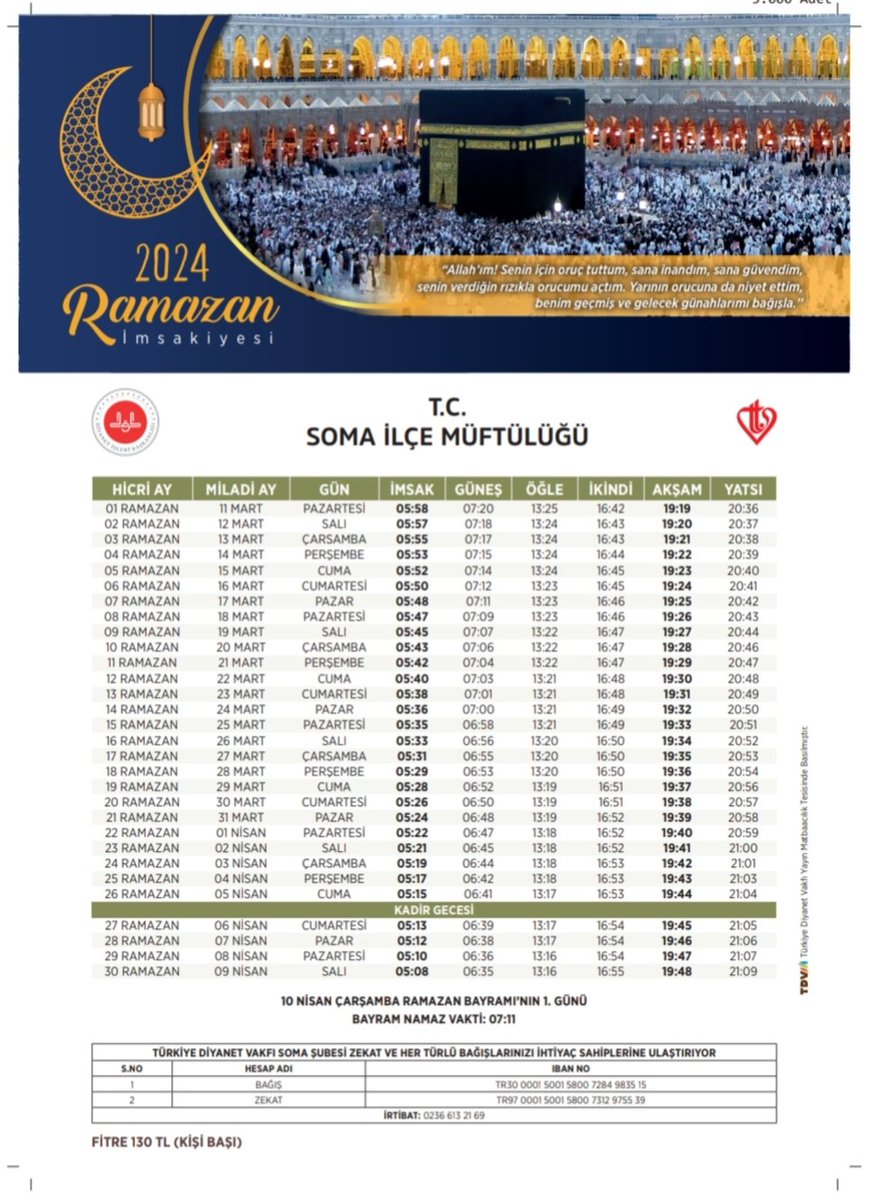 soma ilçe müftülüğü (@ilcesoma) on Twitter photo 