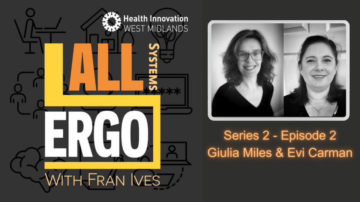 All Systems Ergo - episode 2 Great to chat to @evi_carman & Giulia Miles from @trentsimulation Nottingham University Hospitals on their HF work. Not one, but two HF Specialists! spotifyanchor-web.app.link/e/5okP4pXpNHb #allsystemsergo #humanfactors #ergonomics