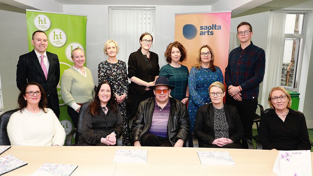 Interesting discussions with Christopher Bailey and representatives from hospital management, Healthy Ireland, Creative Ireland, Galway City Council and Saolta Arts board members on his visit west to Galway University Hospital for #CreativeBrainWeek2024 #artsandhealth
