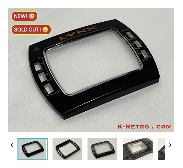 kretro_gaming's tweet photo. The first batch of #AtariLynx model 2 replacement screen lenses has sold out but we have another in production. They will be back in stock soon! ๐ https://t.co/mpfspiBHPl
#RetroGaming #RetroConsoles #VideoGames #ReproductionParts #InjectionMolded https://t.co/BboBsw5OMm