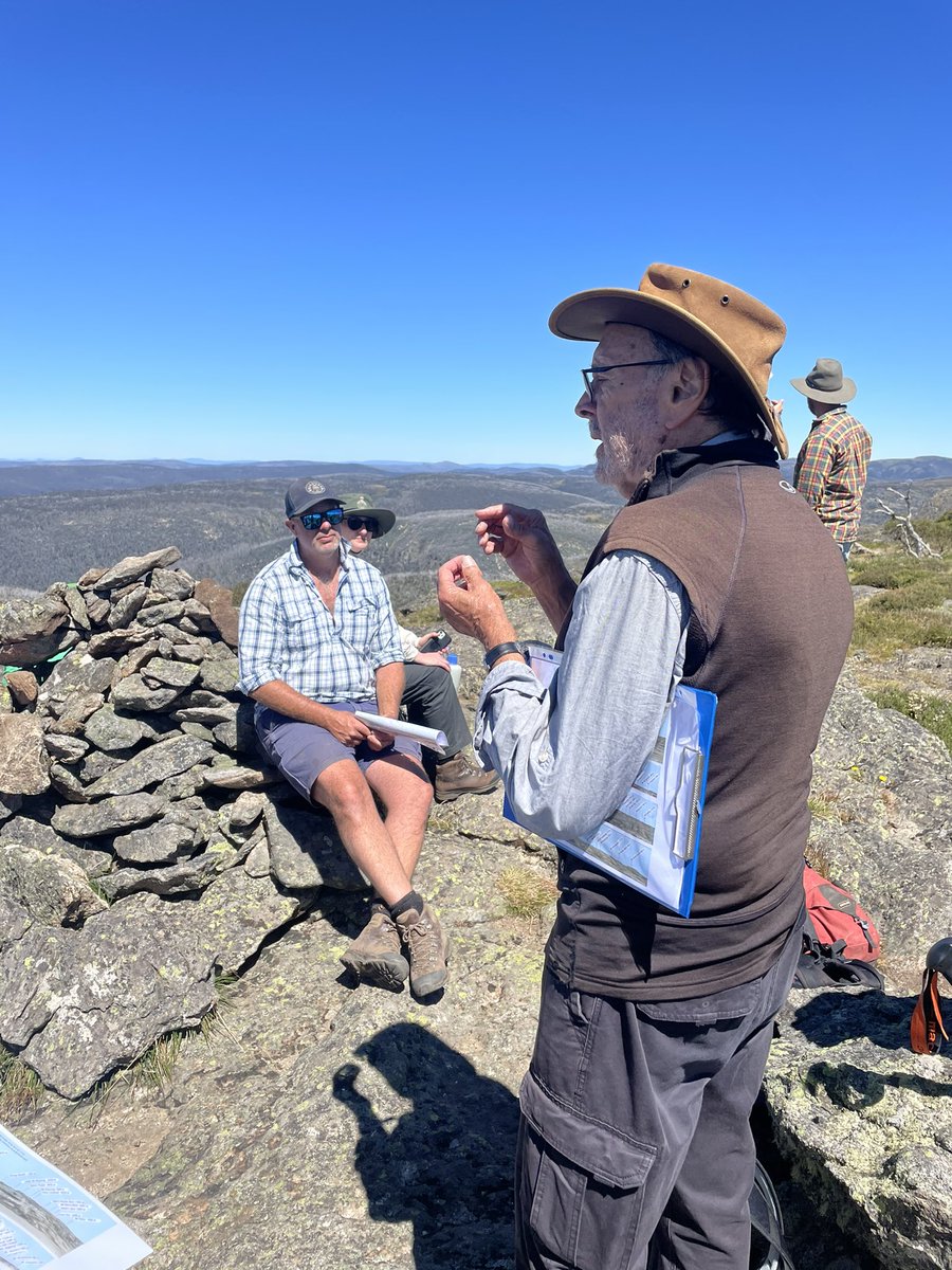 The ‘Alpine Ecology Course’, hosted by LaTrobe Uni’s Research Centre for Applied Alpine Ecology, has trained land managers since the late 1980s. This week, the brilliant geomorphologist Neville Rosengren reminded students that we have globally unique soil mountains in Oz