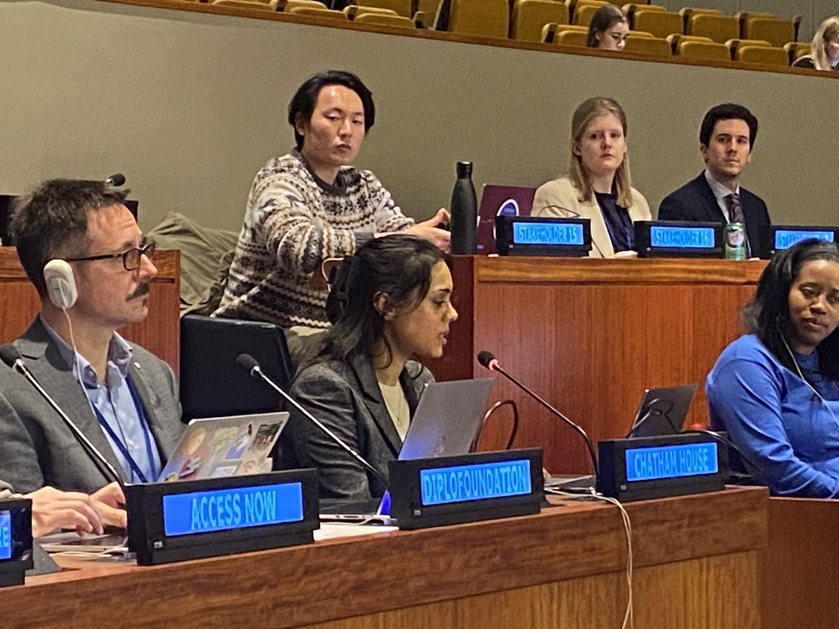 Reflecting on a successful week in NY at OEWG. We hosted an insightful event on cyber capacity blg principles with Dutch mission. We also spoke to delegates about the importance of breaking silos in UN cyber processes. Keep an eye out for our research to he published this summer.