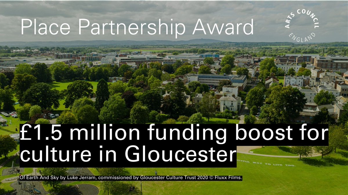 Great news for #Gloucester! We’re awarding £500,000 from our #PlacePartnership fund to @GloucesterCT to lead Together Gloucester. With support from @GloucesterCity, @YoungGlos, and @uniofglos, the total funding package for creativity and culture is £1.5 million 🤩 🧵