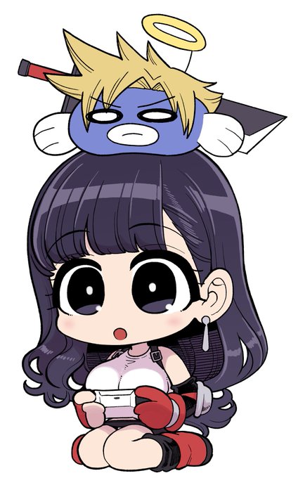 ソルジャー1stのぼくとティファコスプレゆーしゃちゃん 