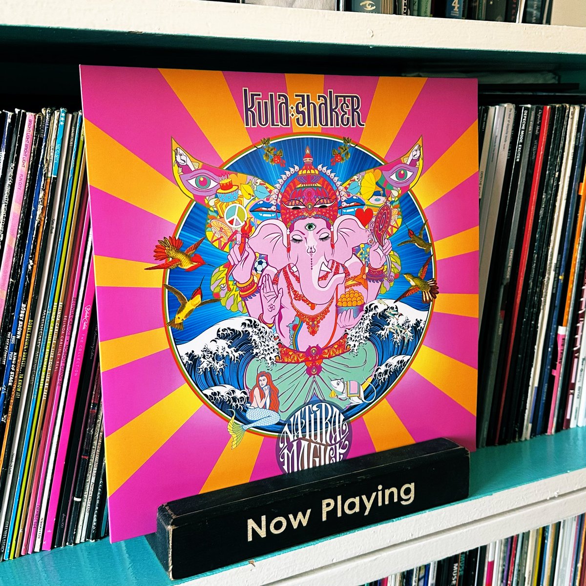 RACCOONFM1's tweet image. NEW DELIVERY: Kula Shaker - Natural Magick (2024)

Absolutely loving the new Kula Shaker album.👌

#NowPlaying #Feb24