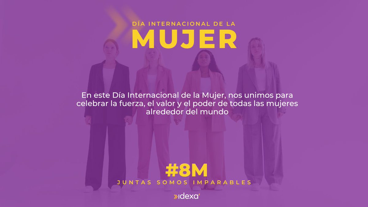 ♀️ En este #DiaInternacionalDeLaMujer, nos unimos para celebrar la fuerza, el valor y el poder de todas las mujeres alrededor del mundo.

#8M2024