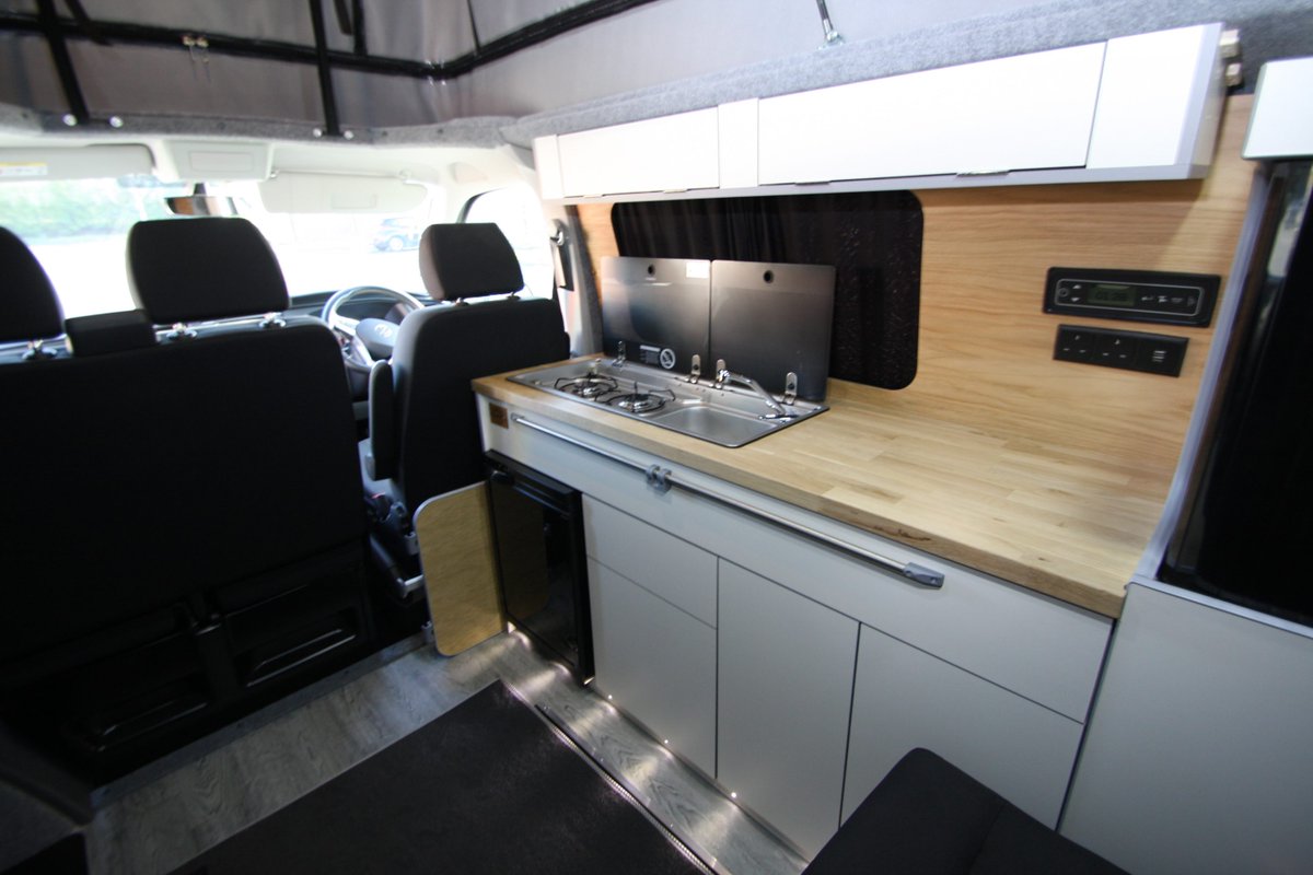 Starlightcamper's tweet photo. FOR SALE
VW T6.1 DSG Highline Campervan Brand New Conversion
Pure Grey Rail bed system
4 Berth
£53,849 Inc vat
https://t.co/tILfFoJiE5
#vw #vwt6 
#vwt6camper #vwt6campervan 
#sale #camperconversion
#camperlifestyle #campervansforsale #wolfrace
#skyline
#campervan#travel#adventure https://t.co/ajzlGHxcCl