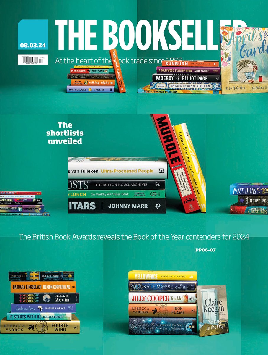 This week's issue of #TheBookseller is out now! For an interview with Paul Kelly (@dkbooks), our #BritishBookAwards Shortlists and much much more, read it here: thebookseller.com/editions/20240… #Nibbies