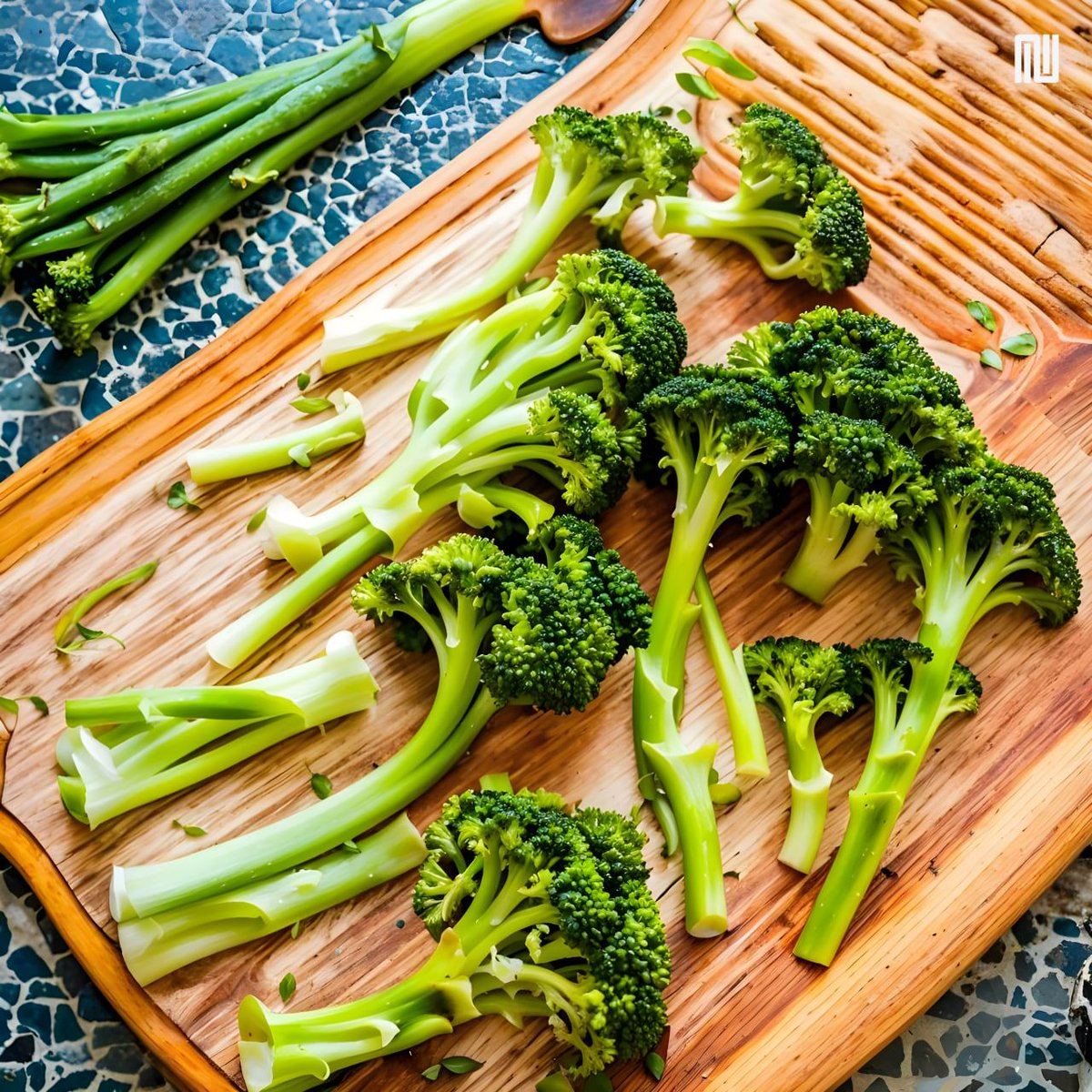 Los 10 mejores alimentos para el cerebro: 1. Brócoli: lleno de vitamina K, mejora la función cognitiva y la memoria.