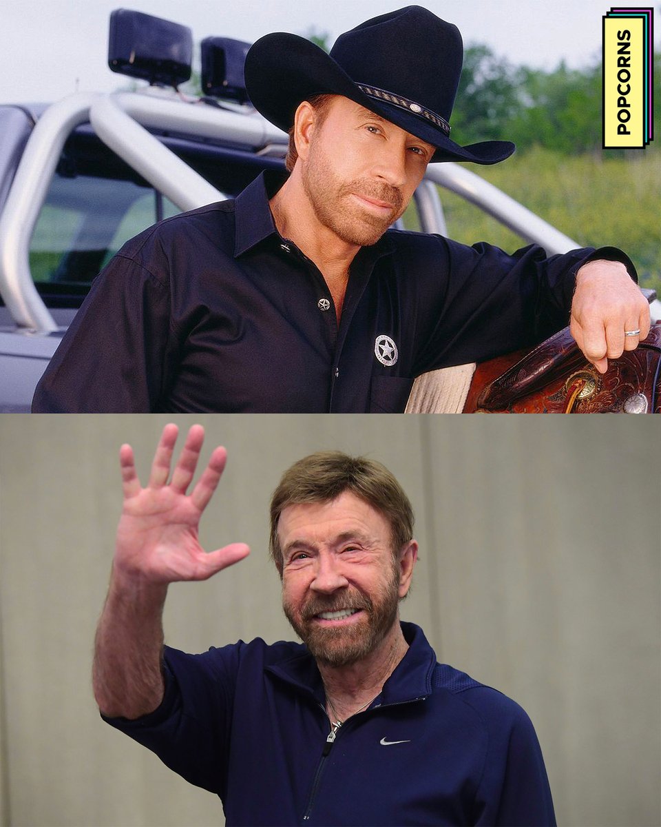 popcornsapp's tweet image. Bon anniversaire au boss Chuck Norris qui fête ses 84 ans aujourd&apos;hui 🎂