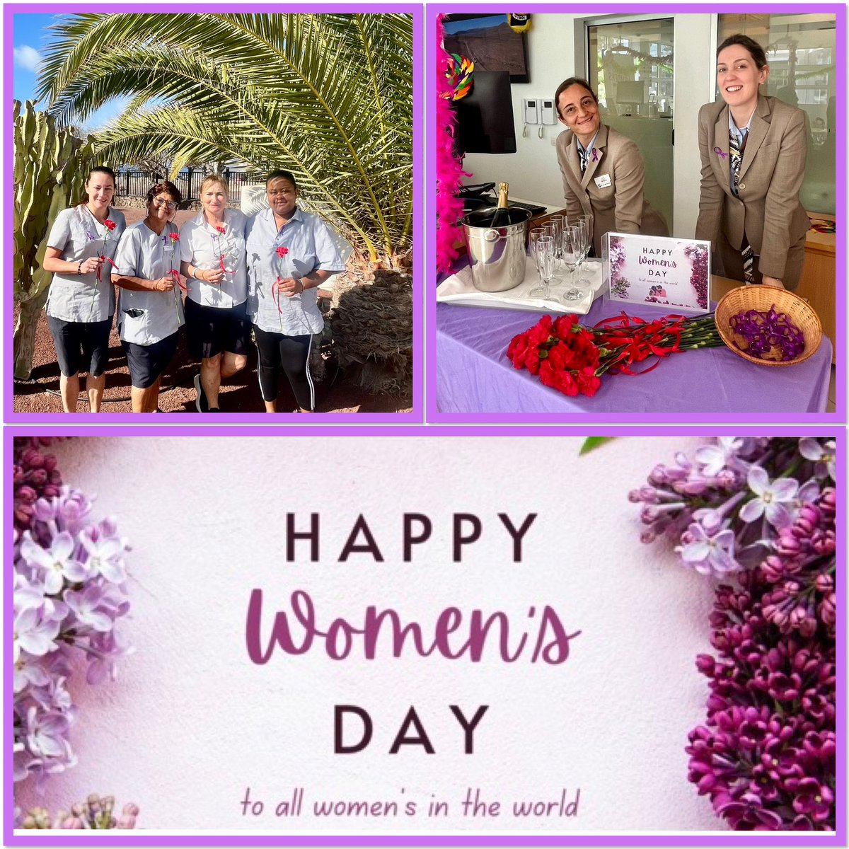 Happy #womensday from #jardinesdelsol 💜💜💜#women #womensupportingwomen #womensday #lanzarote #playablanca #canarias #canaryislands @JhansenML @zoiladosil