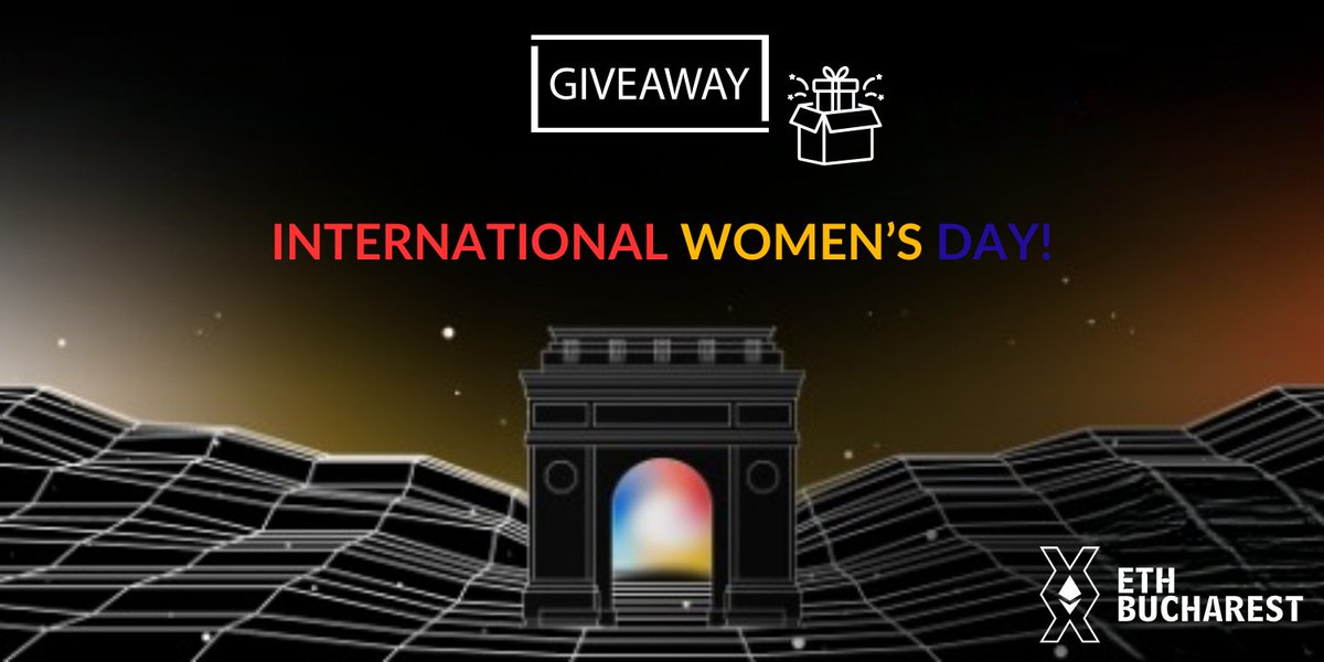 ETHBucharest_'s tweet photo. Happy Women Day! 👯‍♀️    

To celebrate today, we will offer a giveaway🎟️to the woman that leaves an answer to the question: 

"Who do you want to meet from the #ETHBucharest speakers list?"   

Rules? Just like, share this tweet and follow our page 👍The choice will be randomly done.   

And, because we also encourage gender equality, we will be offering everyone 24hrs of 50% discount to all our tickets: 
🎫 https://t.co/ZNzpZveiMc