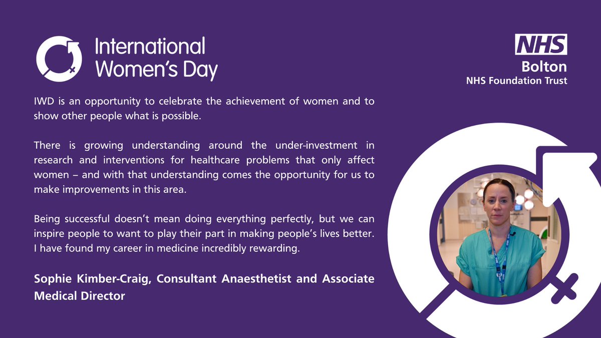 On International Women's Day, our Associate Medical Director says it's important we work collectively to reduce the impact of bias on health outcomes.

Sophie Kimber-Craig is also passionate about inspiring other women to consider a medical career 👇

#InspireInclusion #IWD2024