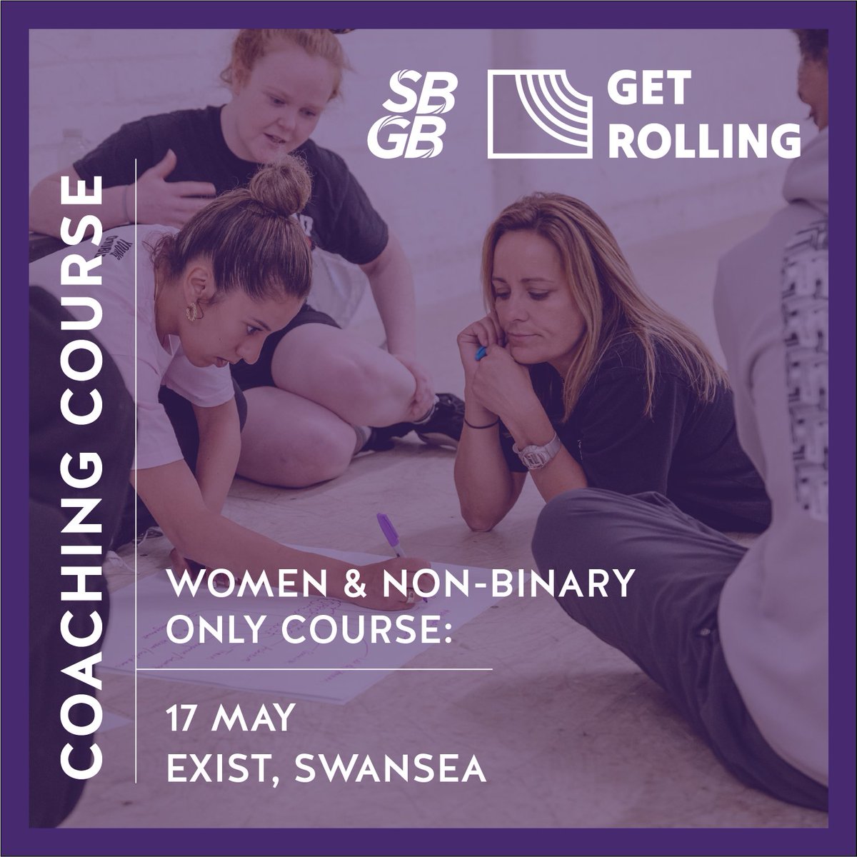 HAPPY IWD! To celebrate International Women's Day, we’re excited to announce a ‘Get Rolling’ coaching course exclusive to women, non-binary and gender nonconformity.' More info here: skateboardgb.org/coaching