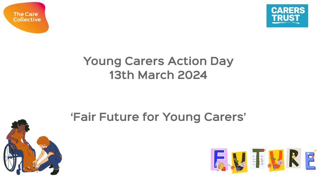YoungCarersCol1's tweet photo. Reminder - Young Carers Action Day 2024 is coming up on Wednesday 13th March! The theme for this year is... "Fair future for Young Carers"

Resources have been shared to all schools via email 📩 https://t.co/YAQu8iIT25