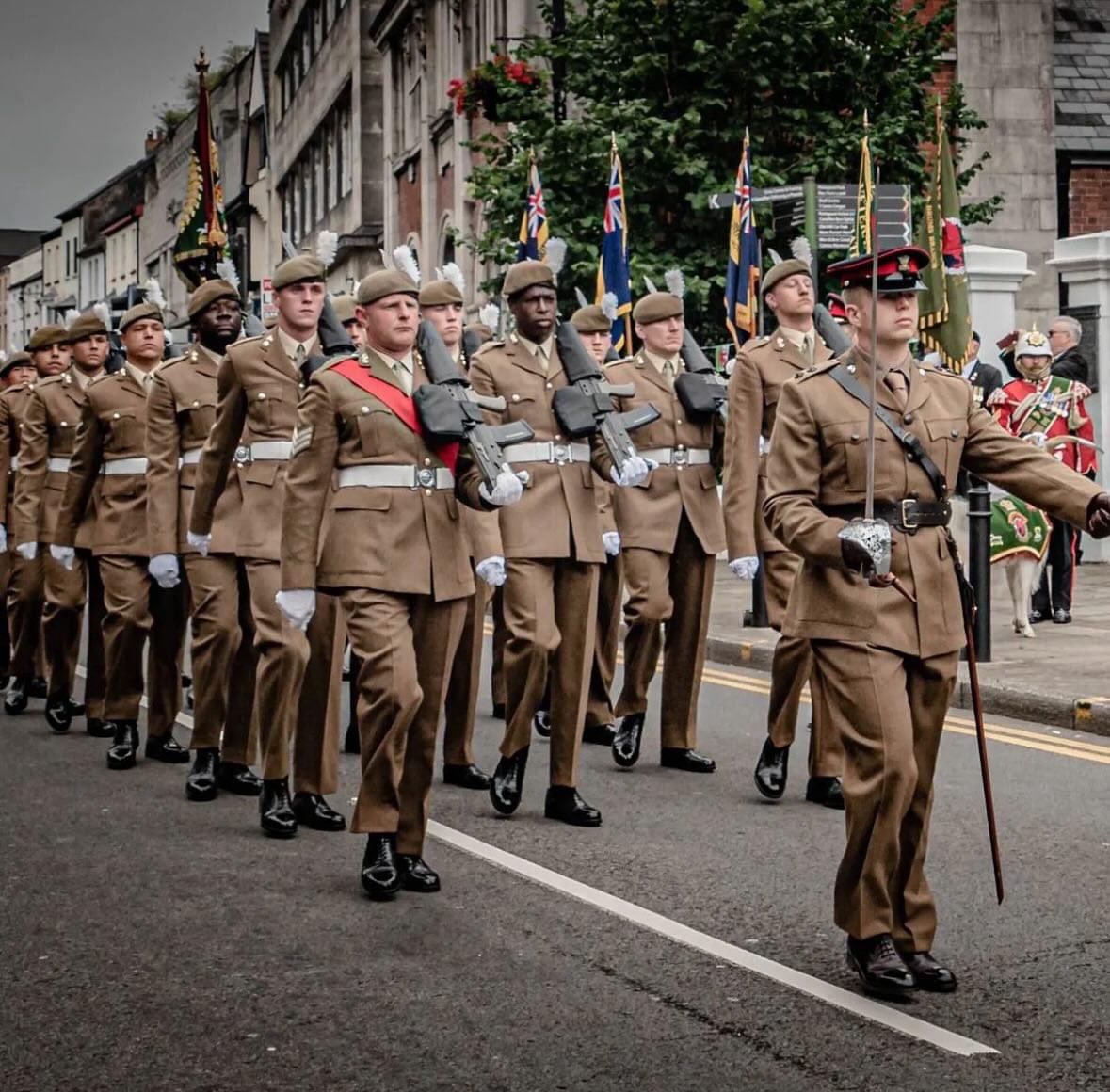 Soldiers from 1st Btn @TheRoyalWelsh will parade from the Guildhall to the LC to reaffirm the Regiment’s Freedom of the City of Swansea tomorrow. Always a colourful spectacle, cheer on the troops from 11am. 🏴󠁧󠁢󠁷󠁬󠁳󠁿🏴󠁧󠁢󠁷󠁬󠁳󠁿🏴󠁧󠁢󠁷󠁬󠁳󠁿👏 #Wales @BBCWalesNews @WalesOnline @ITVWales @SwanseaCouncil