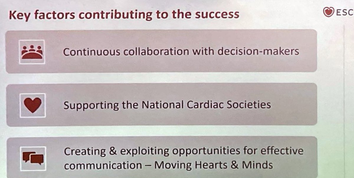 How to maintain the Momentum: a #blueprint for #success to reduce #cardiovascular #diseases @escardio  work done by many countries in #europe great #talk @DonnaFitzQUB and #ESCSpringSummit
@ESC_President #CVpatients #CVhealth policy
@VDelgadoGarcia @rafavidalperez @Rhythmisit
