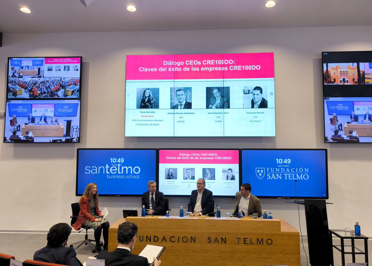 Cre100doEs's tweet photo. 📌 Ayer presentamos nuestro #informe “El éxito de las Empresas del #middlemarket”, junto a @PwC_Spain, @CesurEdelSur y @IISanTelmo.
Gracias a todos los participantes y en especial a las #empresas que compartieron sus historias de éxito: @AERTECsol_es, @ITURRIGroup y @SPGrouppack. https://t.co/aHI389kFJ5