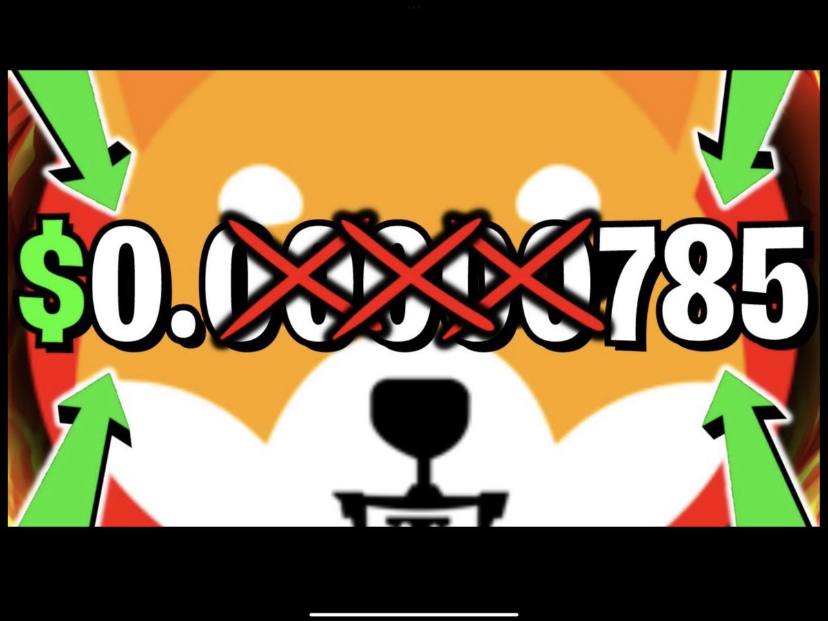 I believe $SHIB is extremely undervalued at $0.00003🚀

Time to kill more Zer0s

Retweet if you agree

$SHIB #SHIB #ShibaInu #Shibarium #SHIBARMY #BONE #LEASH #RyoshiL2 #ShibaInuETF #ShibETF #GrayScaleInvestments #BlackRockShibaInuETF #FidelityShibaInuETF #GrayScaleShibaInuETF