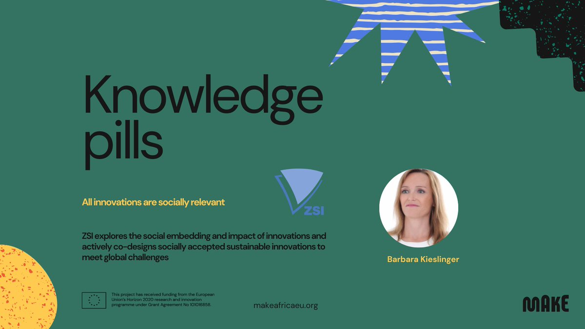 💊 Latest Knowledge Pills is now available! 💡 Learn what social innovation is & its importance in global #maker communities. 👀 Discover the potential of social innovation for #makerspaces and communities 👉 makeafricaeu.org/knowledge-pill… #makeafricaeu #H2020 @ZSInnovation