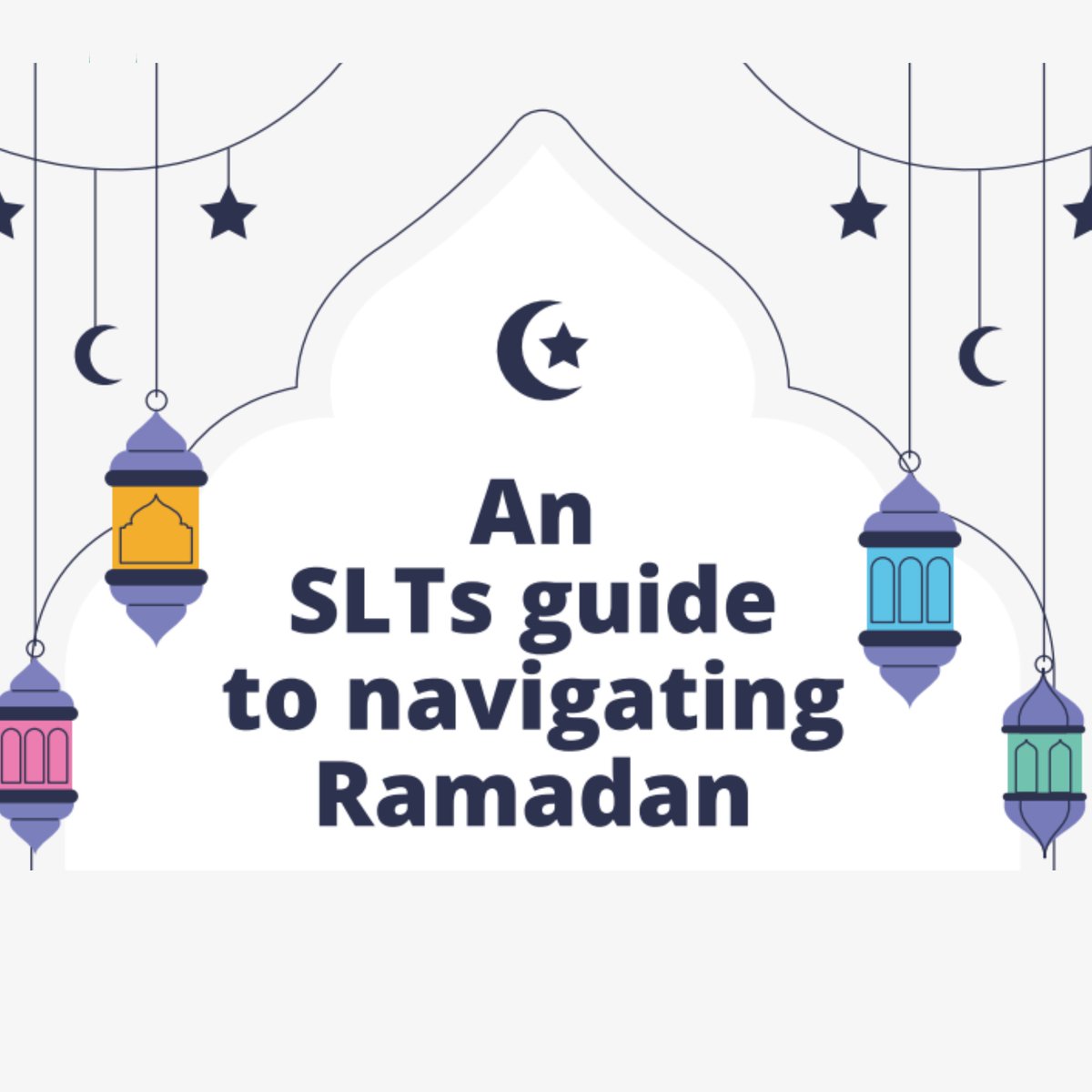 📢 Just in time for Ramadan starting March 10th, @RCSLT has released a guide for Speech and Language Therapists. Check it out for tips on supporting clients during Ramadan: rcslt.org/wp-content/upl…