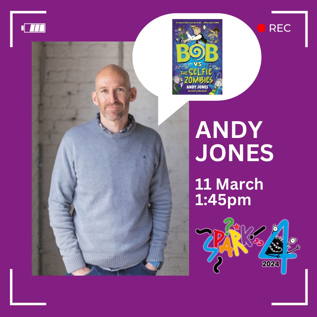 It's today! Join us with @andyjonesauthor live at 1:45pm and hear all about Bob vs the Selfie Zombies, shortlisted in our 7+ fiction category.
@bonnierbooks_uk @Barnes_Primary @helen_helen939 @carly2105 @Penwortham212 @BHPS_1 @GreatBartonPS