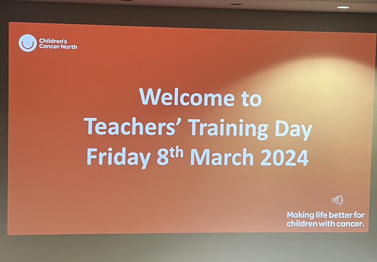 First face to face teachers day for North East&amp;Cumbria schools,since COVID Discussing all aspects of supporting patients&amp;families through cancer treatment.Organised by <a href="/ChildCancerNTH/">Children's Cancer North</a> <a href="/GreatNorthCH/">Great North Children’s Hospital</a> staff within Paediatric Oncology.#collaborativeworking #teachersday #northeast