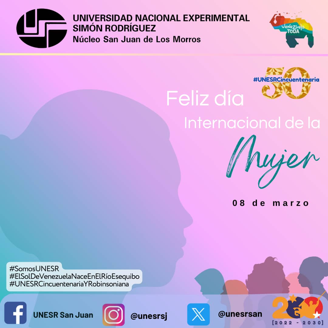 Hoy se rinde homenaje a todas las mujeres que han dejado una huella imborrable en nuestra sociedad. Su valor y contribuciones son invaluables. Quienes han luchado incansablemente con valentía y determinación para vivir en un mundo más justo. 
FELIZ DÍA DE LA MUJER