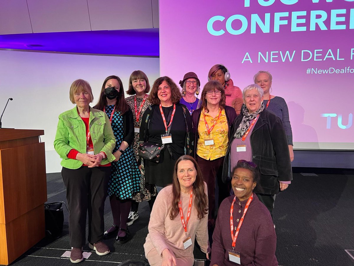 UCU delegation has been speaking on gender pay & pension gaps, women in STEM, student debt, empowering women in trade unions, abortion rights, flexible working, ending intimate police searches, period poverty, women's health & safety #TUCWomensConference #NewDealForWomen