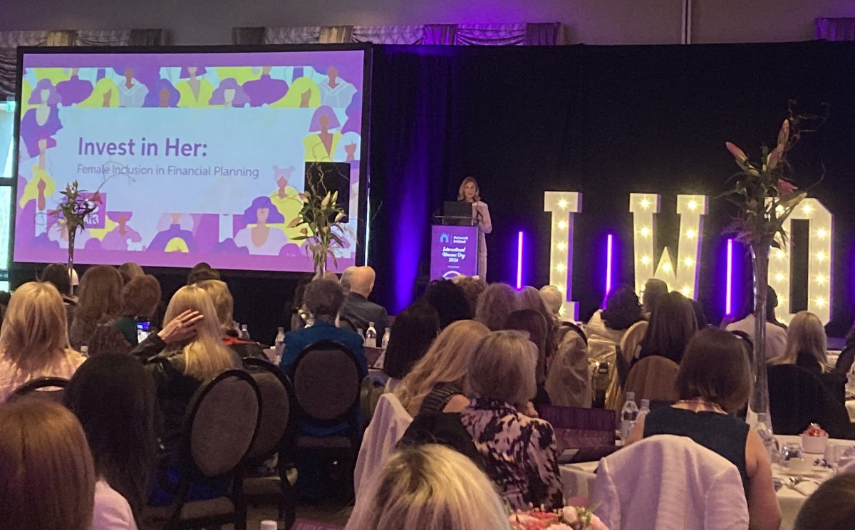 Ciara Ryan <a href="/AIBIreland/">AIB</a> at <a href="/Network_Ireland/">Network Ireland</a> International Women’s Day Celebrations in <a href="/LyrathEstate/">Lyrath Estate</a> talking about women’s longer life expectancy &amp; the 35% pension gap between men &amp; women #MindTheGap

#NetworkIreland #backedbyAIB #AStepAhead #MakingItHappen #IWD2024 #InvestInHer