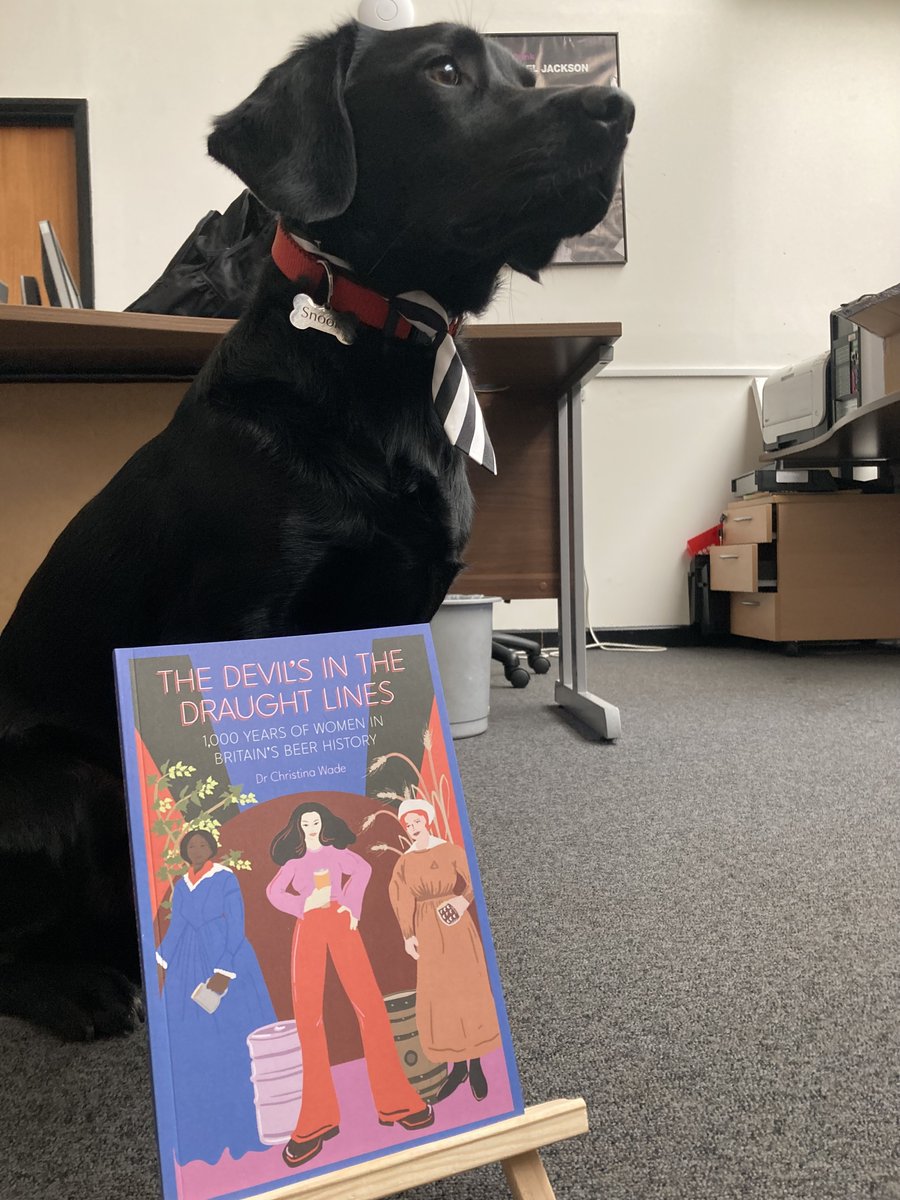 shop1.camra.org.uk/product/the-de… - Snooks is coming to the book launch events today to celebrate a great book and International Women's day - he has dressed up smart and is ready for a busy day!