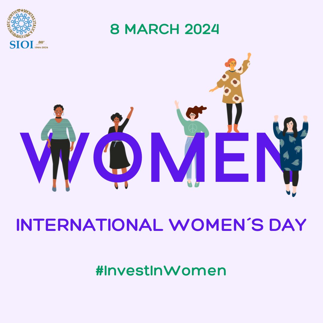 SIOItweet's tweet photo. ♀️ 8 March 2024 - International Women’s Day

Gender equality remains one of the greatest human rights challenges.
This #IWD2024, let’s make moves to make it a reality❗️
⏰️The time is now. Are you with us?
#InvestInWomen

@UN_Women
https://t.co/KdTEDd4ziG https://t.co/UyXbkYvVvm