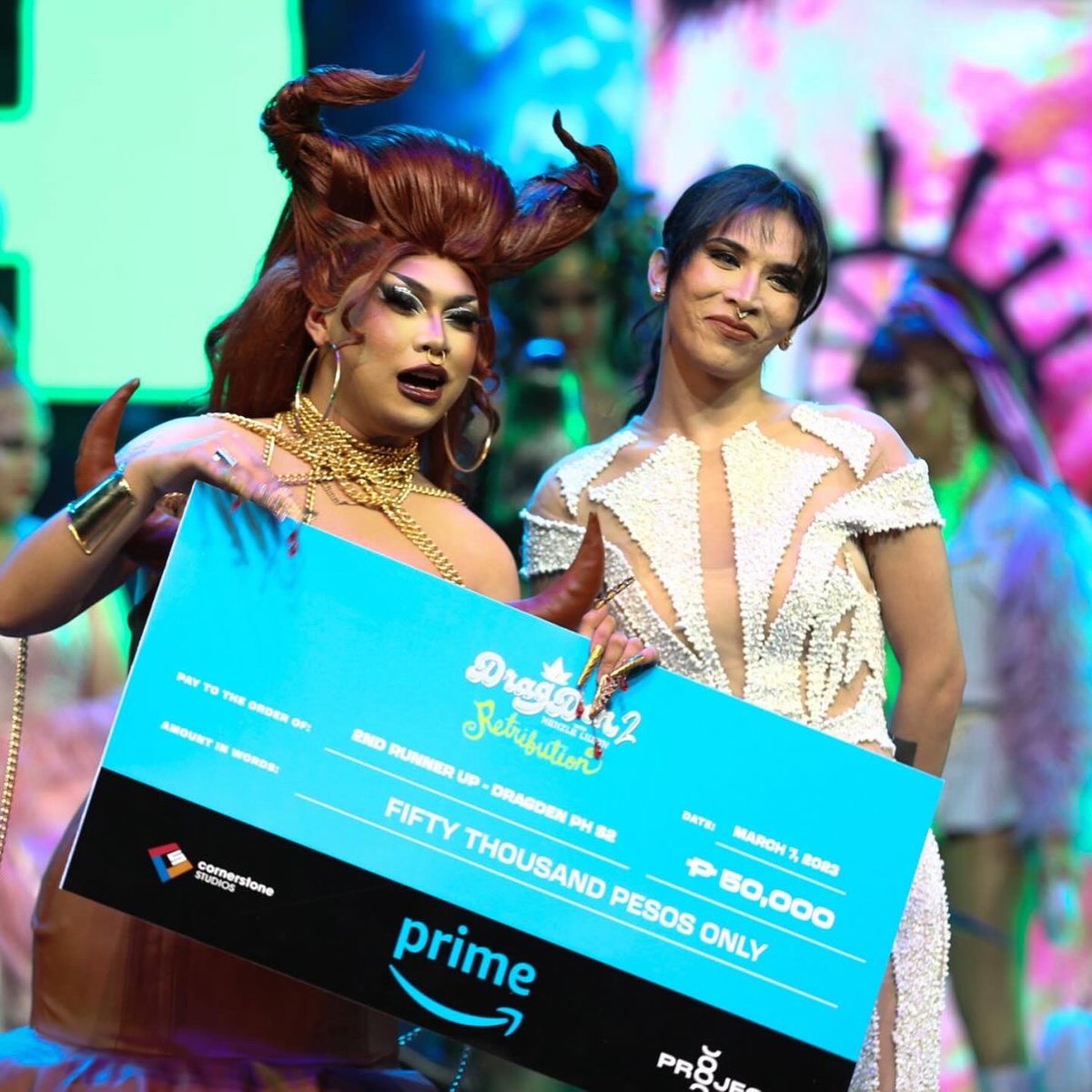 jojobragaisofc's tweet photo. Thank you to @cornerstone and to the award-winning Creator and Director of #DragDenPhilippines Direk #RodSingh @iamrodafrog for making us part of this amazing show! ❤️ #DragDenPh https://t.co/kZPMthORwH