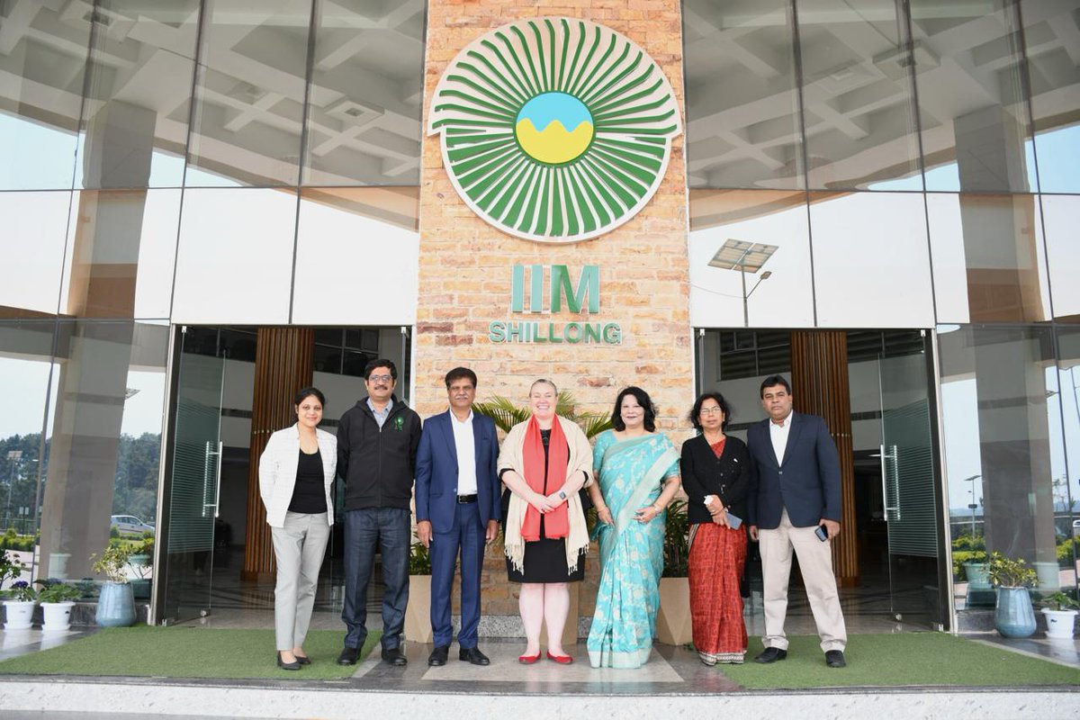 The plantation ceremony was graced by Ms. Melinda Pavek and the faculty of IIM Shillong
.
.
#IIMShillong #IIMS #CampusInClouds #7thHeaven #MBA #leadership #plantation #campusvisit