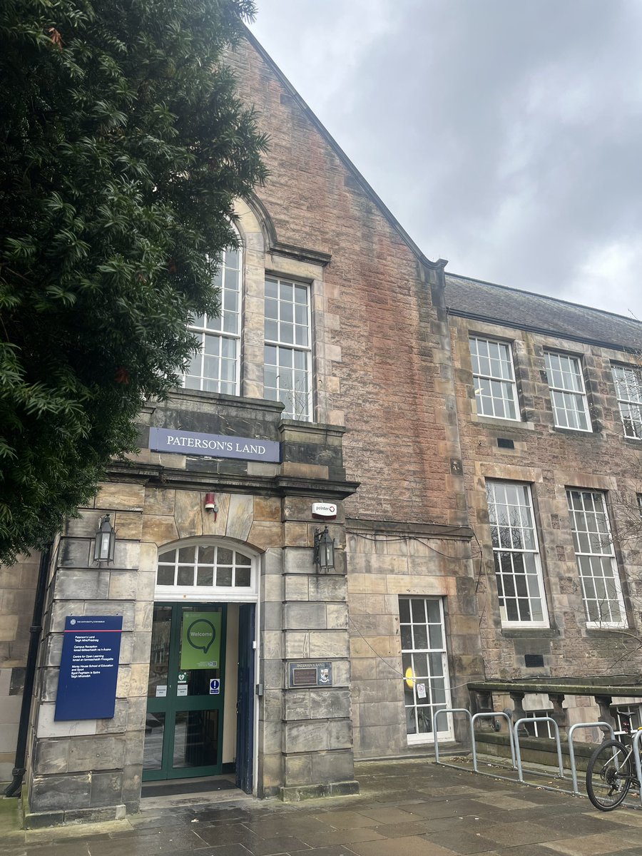 Always love a trip back to PL, where it all started 🥰 <a href="/MorayHouse/">Moray House School of Education and Sport</a>